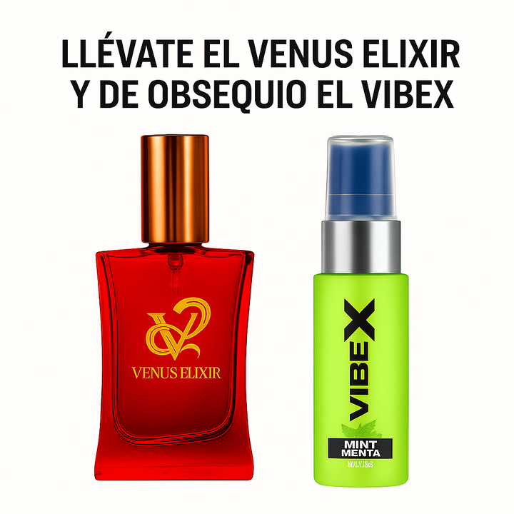 Perfume Venus Elixir 100ml + Fragancia bucal vibex